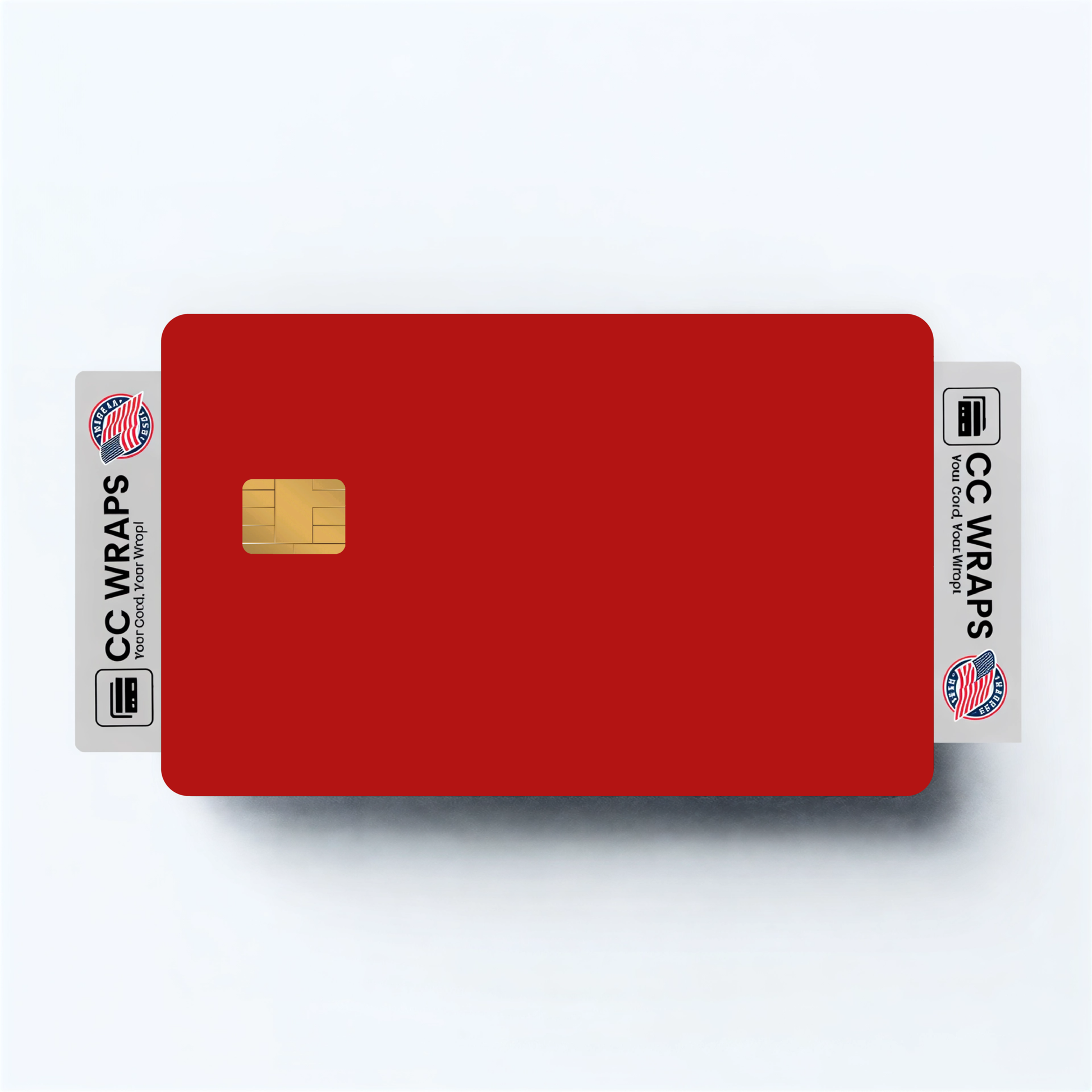 CCWraps Deep Red Credit Card Skin