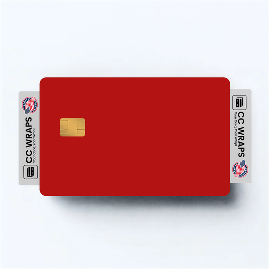 CCWraps Deep Red Credit Card Skin