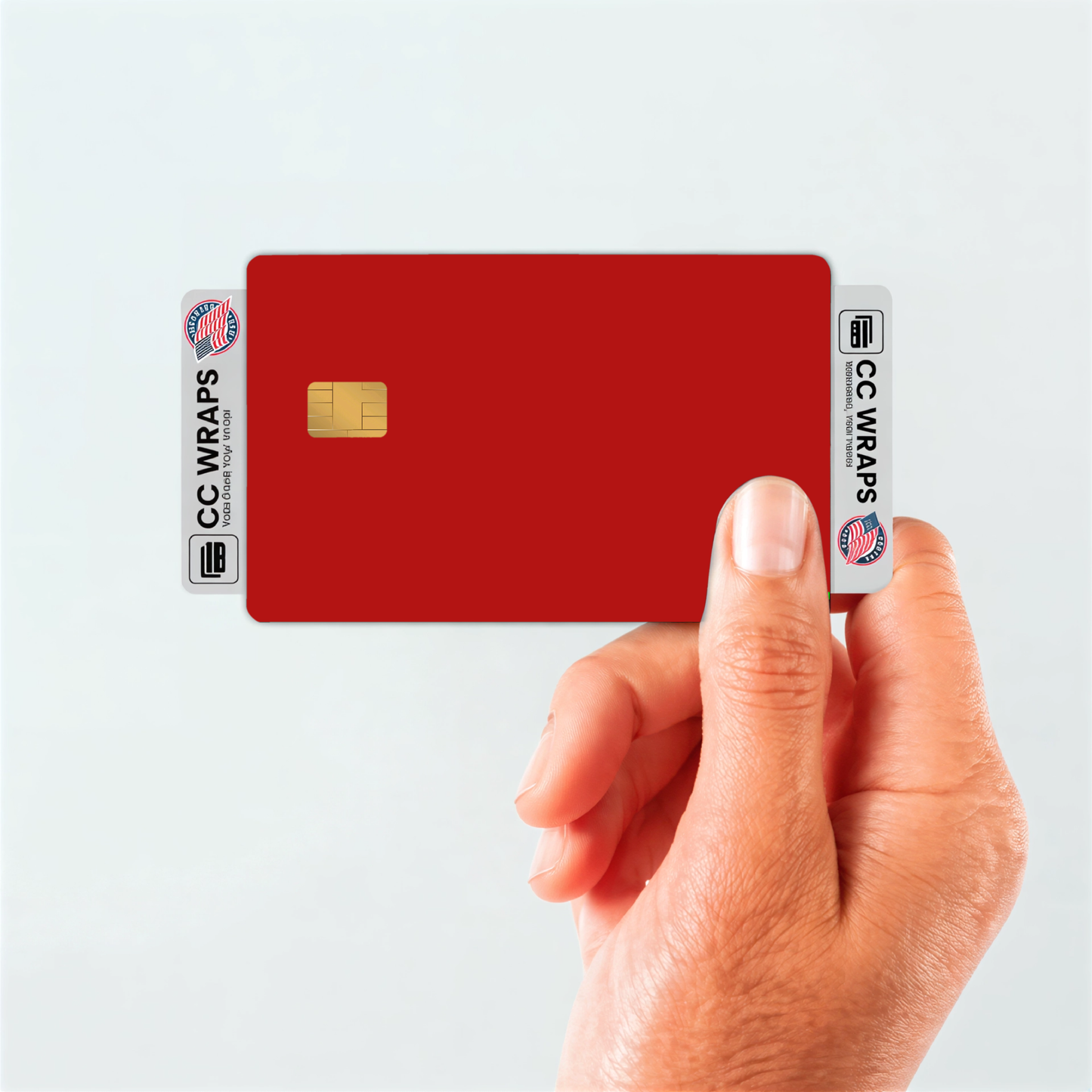 CCWraps Deep Red Credit Card Skin