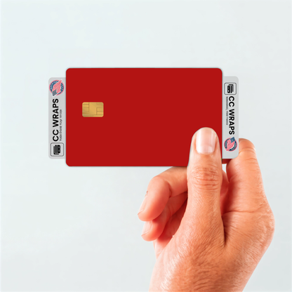 CCWraps Deep Red Credit Card Skin