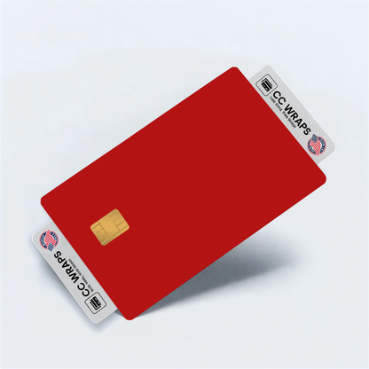 CCWraps Deep Red Credit Card Skin