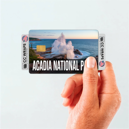 2PK Acadia National Park Credit Card Vinyl Skin Decal