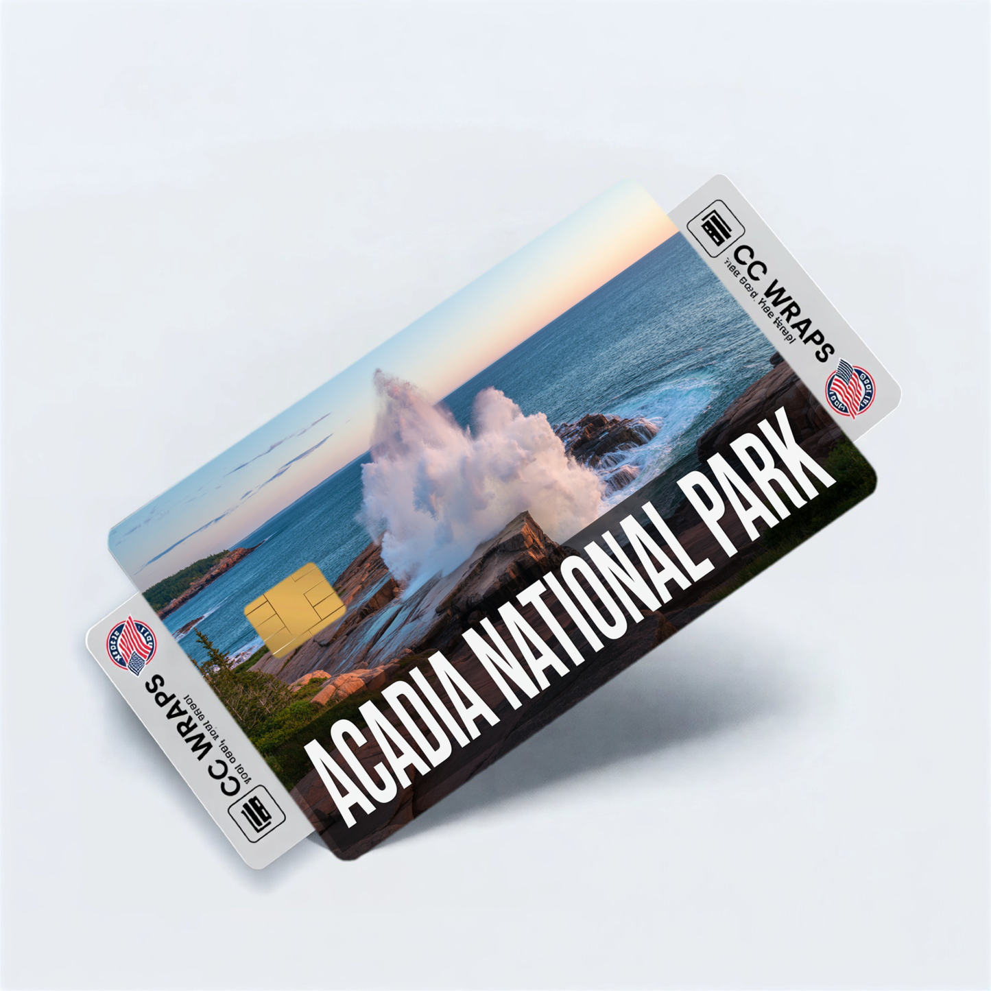 2PK Acadia National Park Credit Card Vinyl Skin Decal