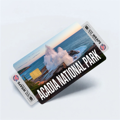 2PK Acadia National Park Credit Card Vinyl Skin Decal