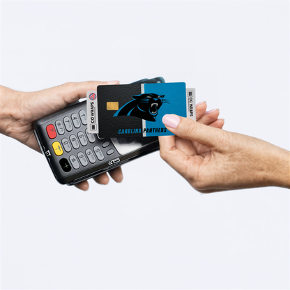 Carolina Panthers Credit Card Skin Sticker | NFL Debit Card Cover