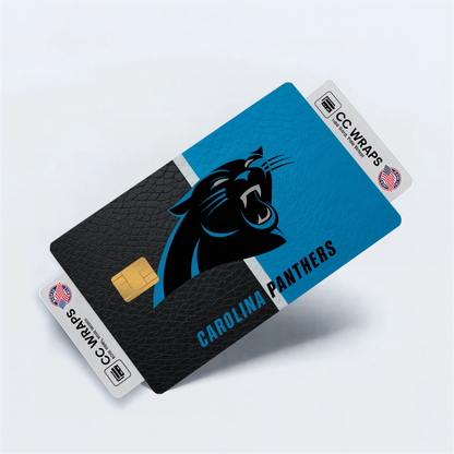 Carolina Panthers Credit Card Skin Sticker | NFL Debit Card Cover