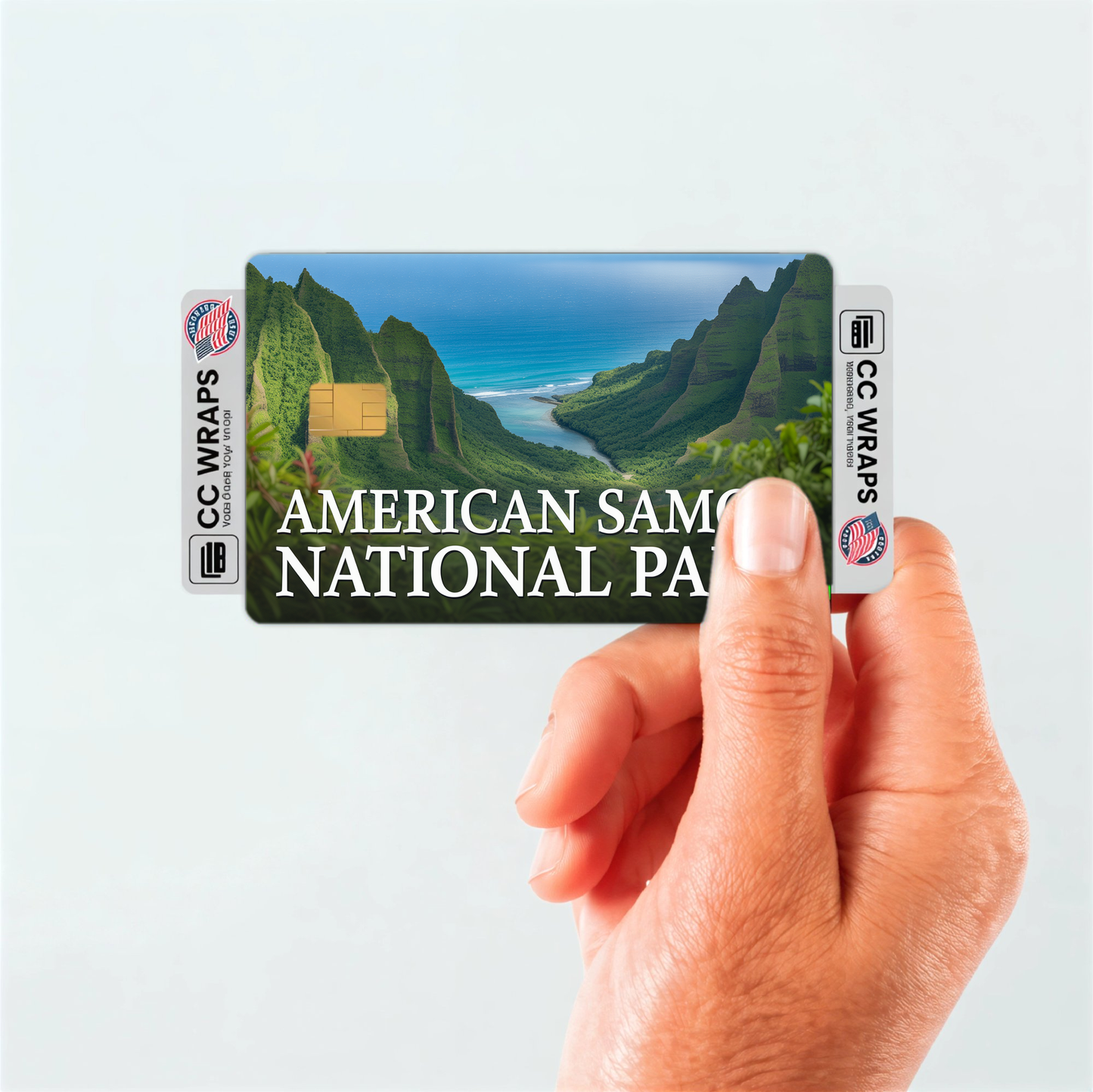 2PK American Samoa National Park Credit Card Vinyl Skin Decal