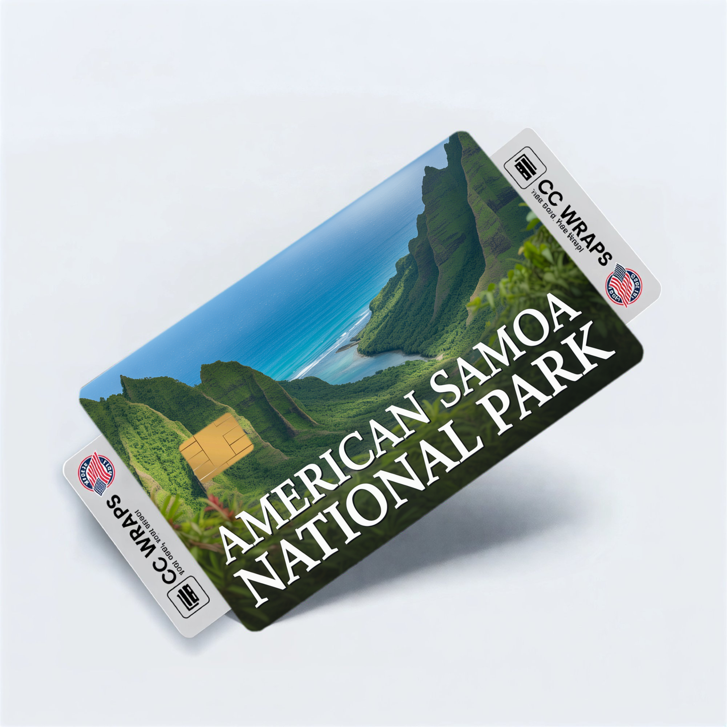 2PK American Samoa National Park Credit Card Vinyl Skin Decal