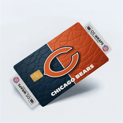 Chicago Bears Credit Card Skin Sticker | NFL Debit Card Cover