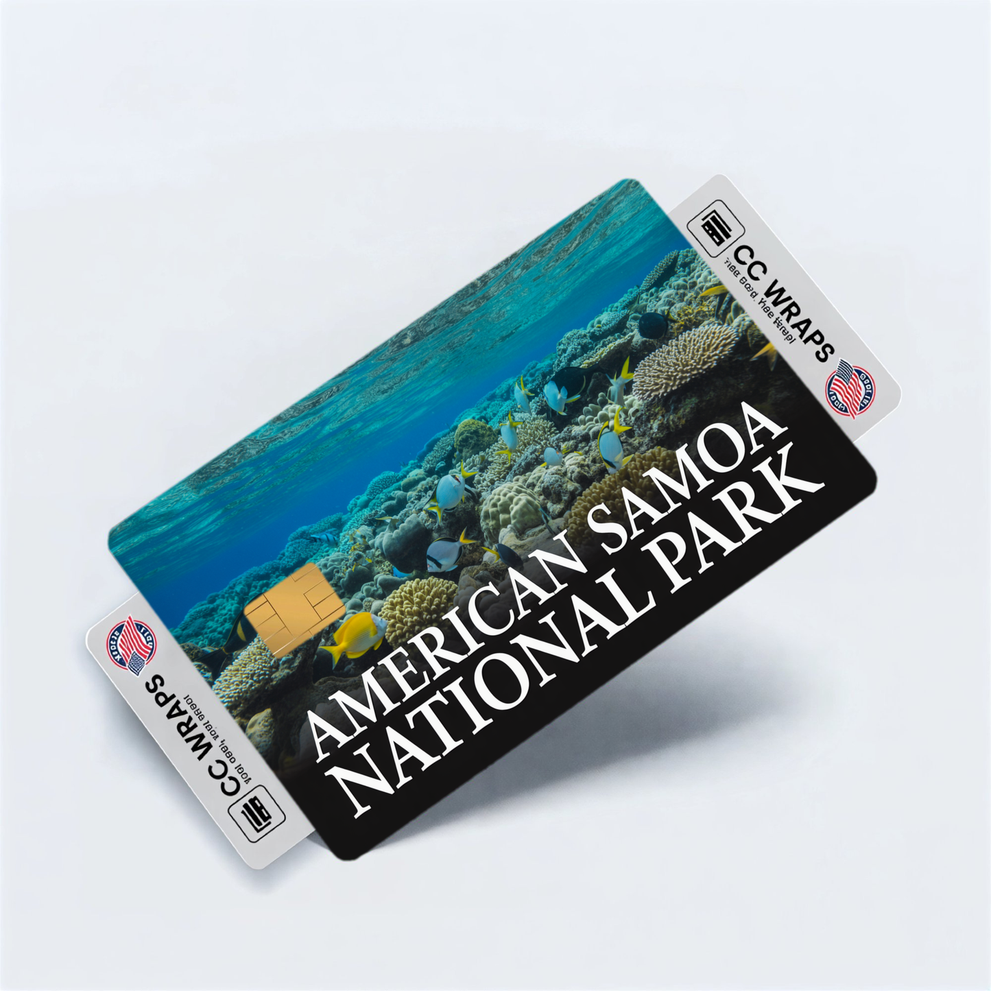 2PK American Samoa National Park Credit Card Vinyl Skin Decal