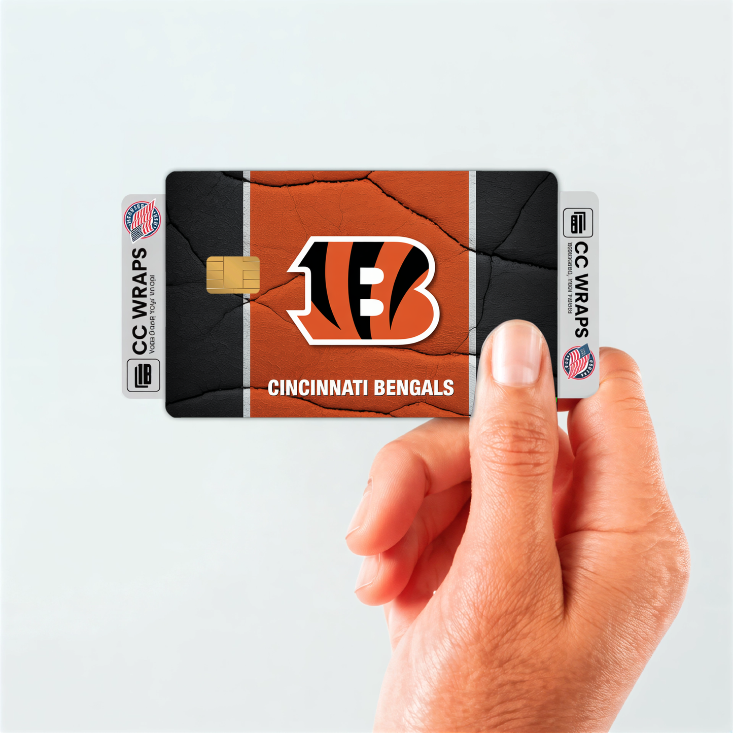 Cincinnati Bengals Credit Card Skin Sticker | NFL Debit Card Cover