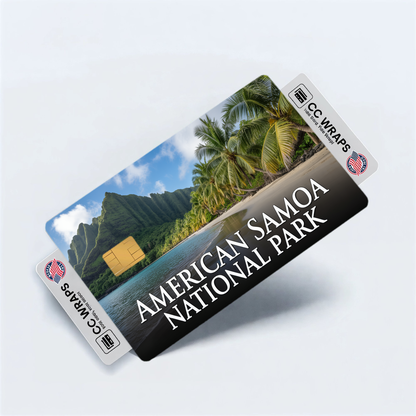 2PK American Samoa National Park Credit Card Vinyl Skin Decal