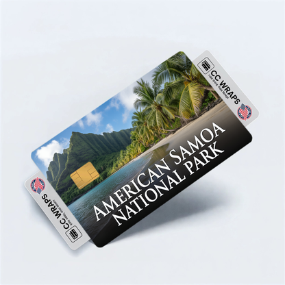 2PK American Samoa National Park Credit Card Vinyl Skin Decal