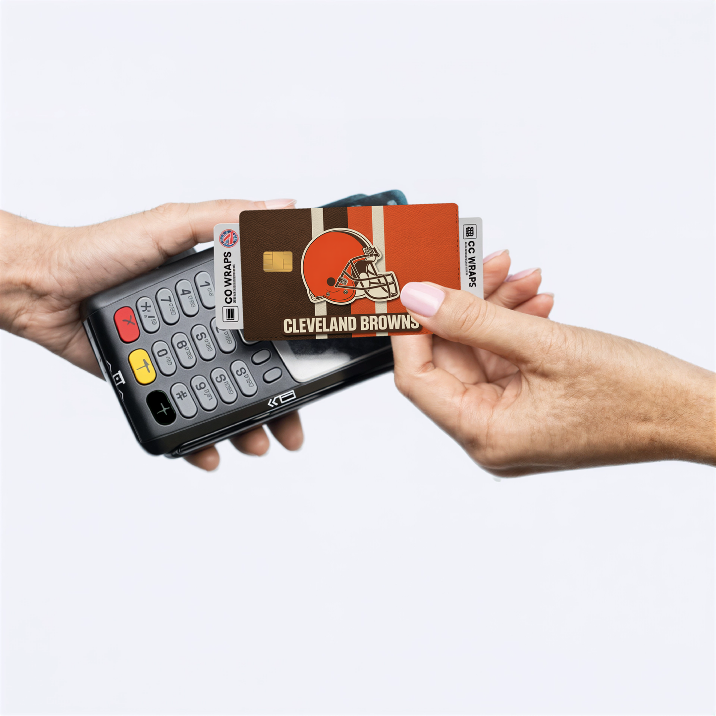 Cleveland Browns Credit Card Skin Sticker | NFL Debit Card Cover