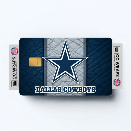 Dallas Cowboys Credit Card Skin Sticker | NFL Debit Card Cover