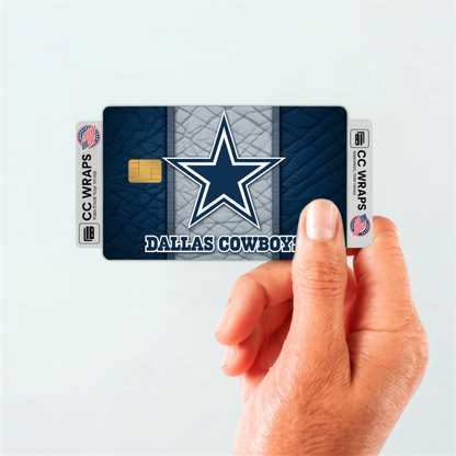 Dallas Cowboys Credit Card Skin Sticker | NFL Debit Card Cover