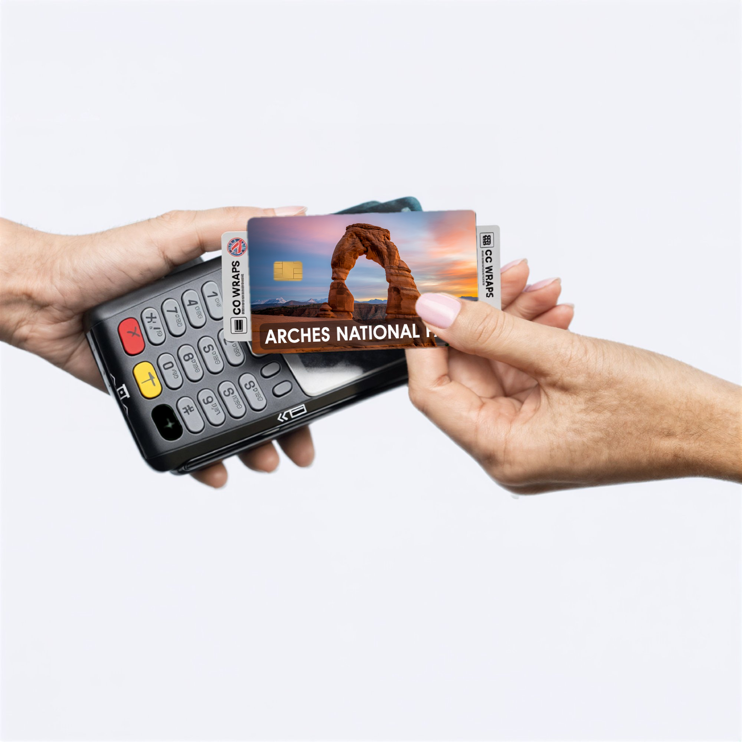 2PK Arches National Park Credit Card Vinyl Skin Decal