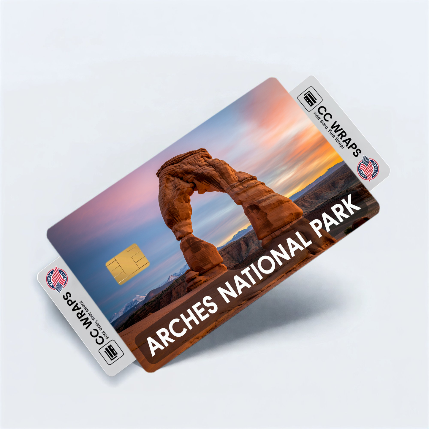 2PK Arches National Park Credit Card Vinyl Skin Decal