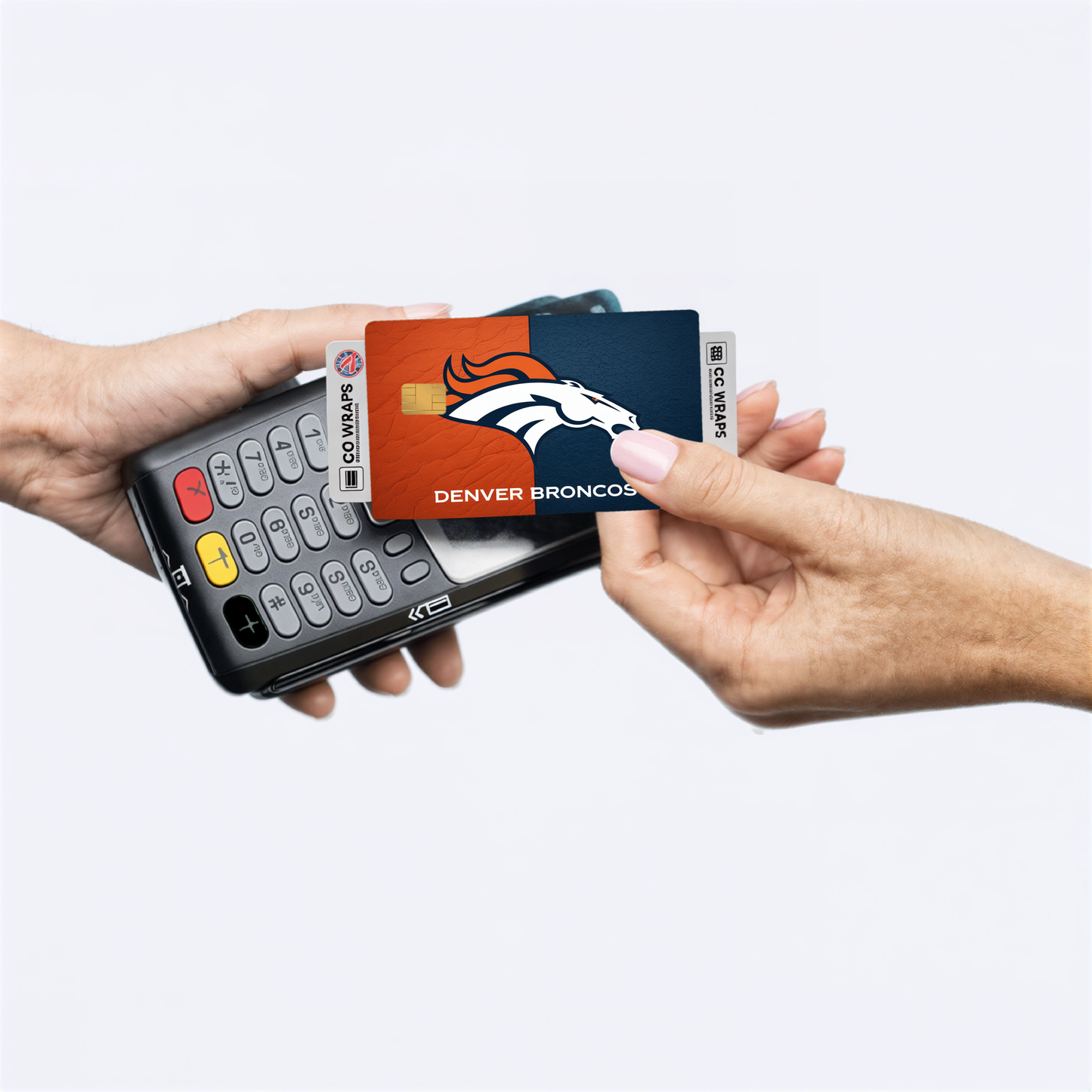 Denver Broncos Credit Card Skin Sticker | NFL Debit Card Cover
