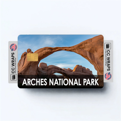 2PK Arches National Park Credit Card Vinyl Skin Decal
