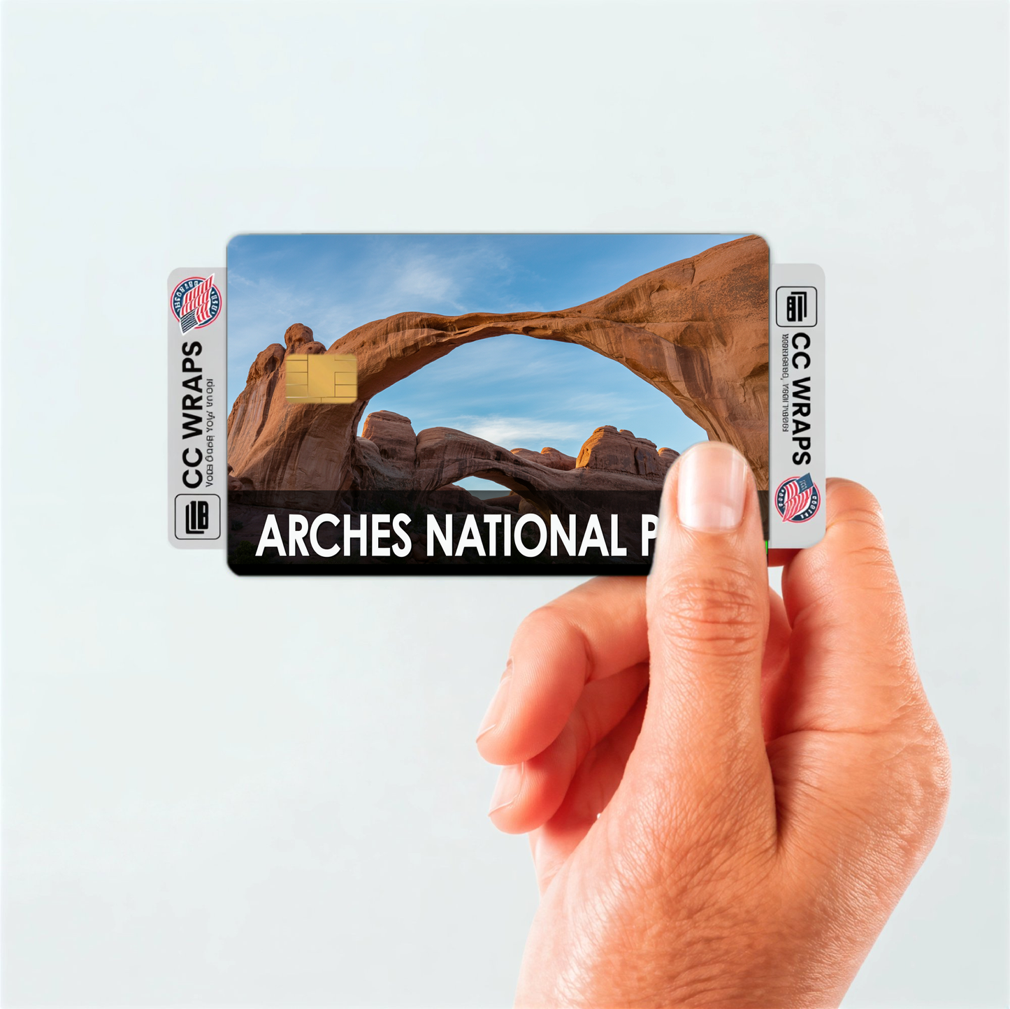 2PK Arches National Park Credit Card Vinyl Skin Decal