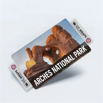 2PK Arches National Park Credit Card Vinyl Skin Decal