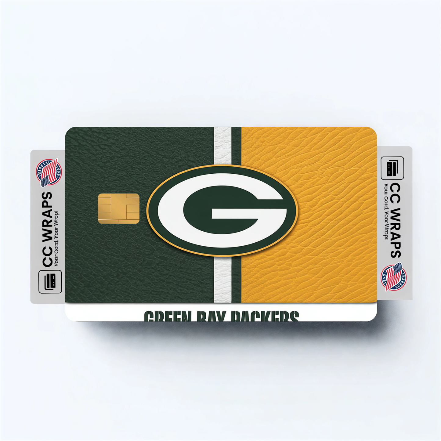 Green Bay Packers Credit Card Skin Sticker | NFL Debit Card Cover