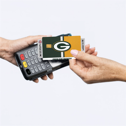 Green Bay Packers Credit Card Skin Sticker | NFL Debit Card Cover