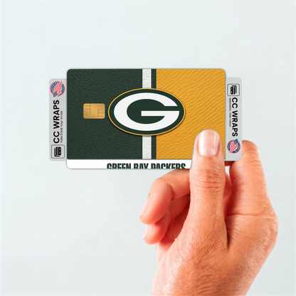 Green Bay Packers Credit Card Skin Sticker | NFL Debit Card Cover