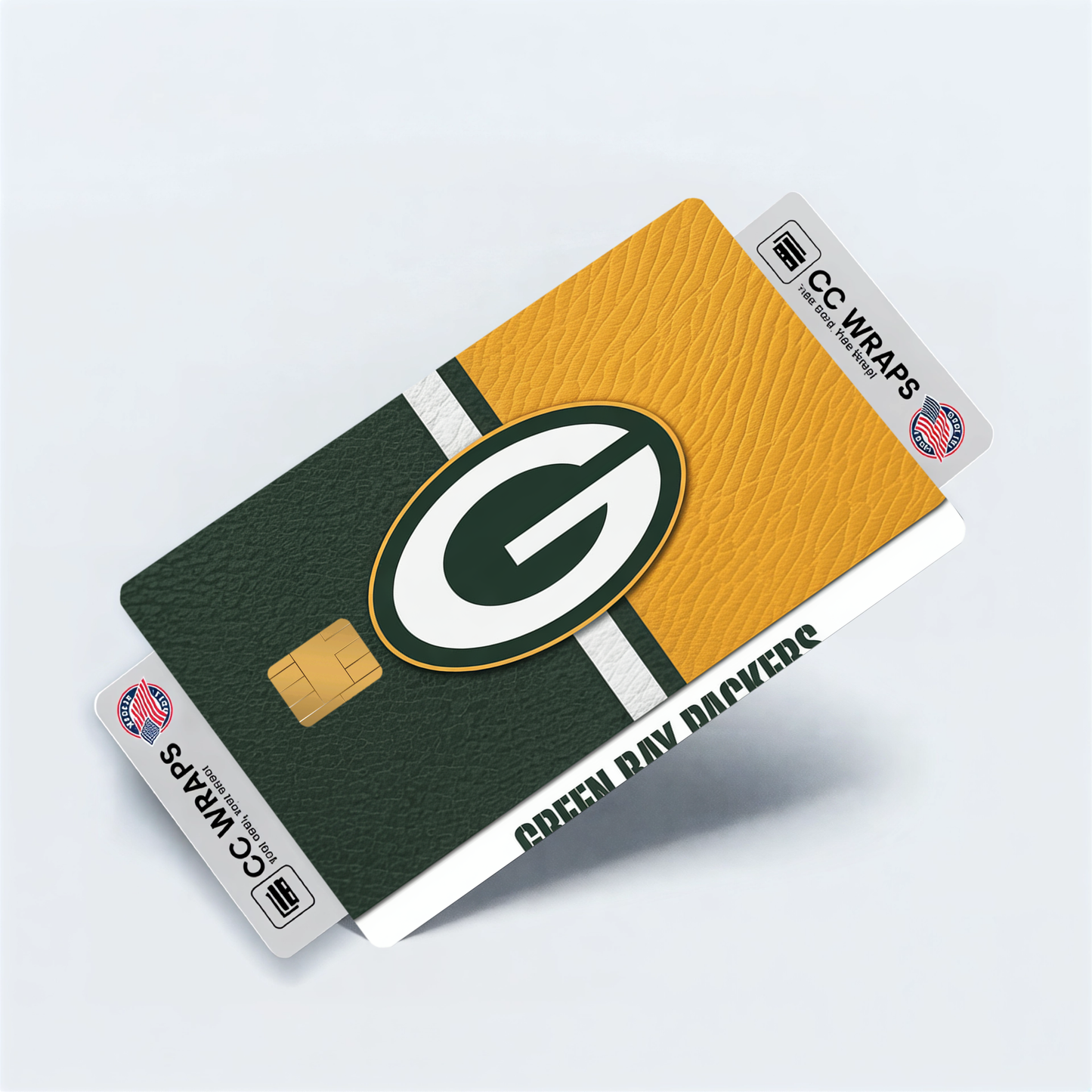 Green Bay Packers Credit Card Skin Sticker | NFL Debit Card Cover