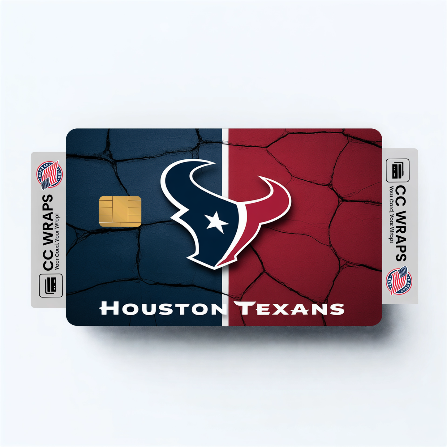 Houston Texans Credit Card Skin Sticker | NFL Debit Card Cover