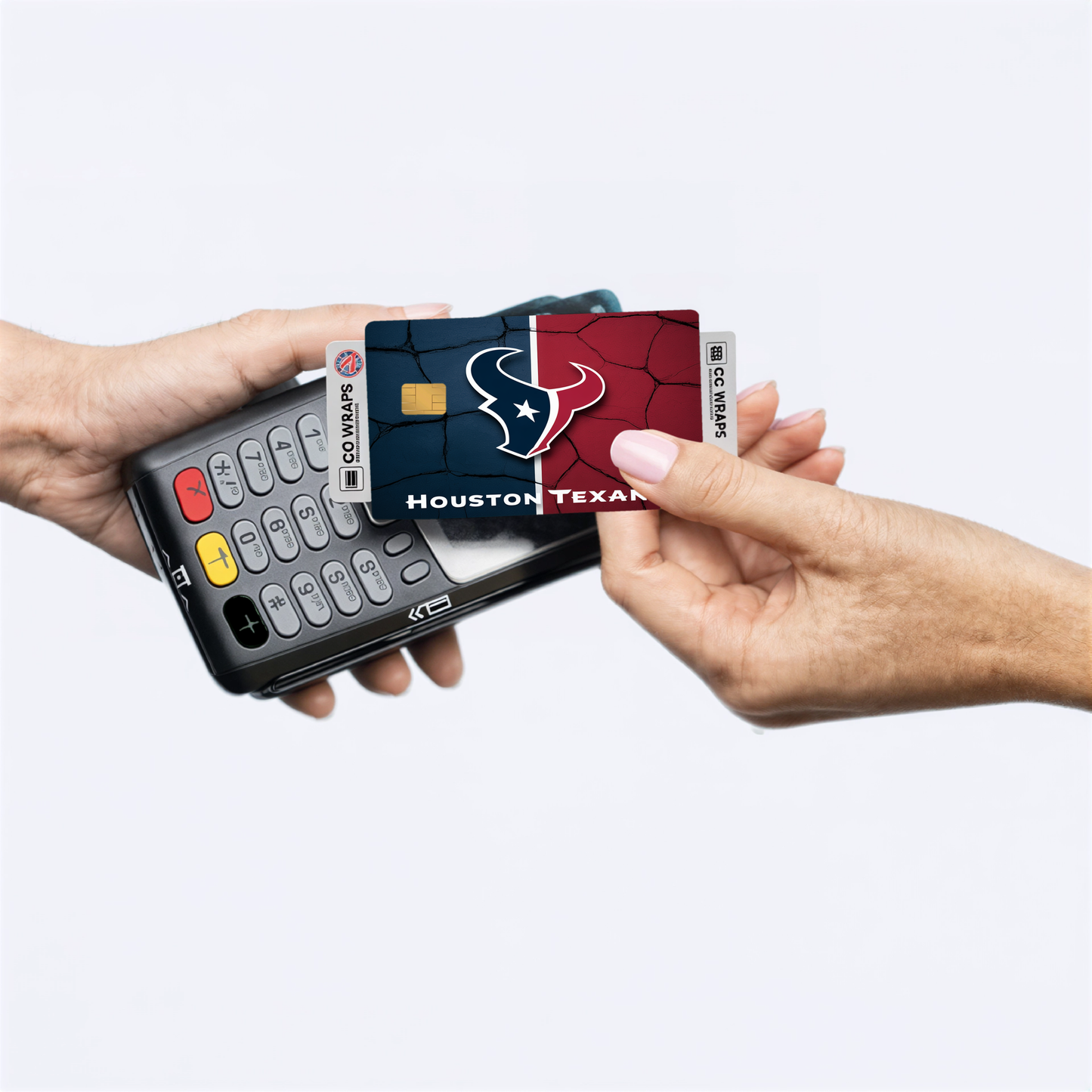 Houston Texans Credit Card Skin Sticker | NFL Debit Card Cover