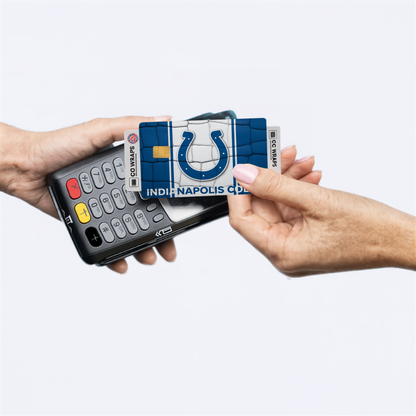Indianapolis Colts Credit Card Skin Sticker | NFL Debit Card Cover