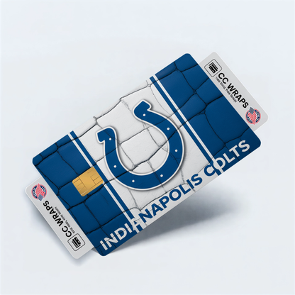 Indianapolis Colts Credit Card Skin Sticker | NFL Debit Card Cover