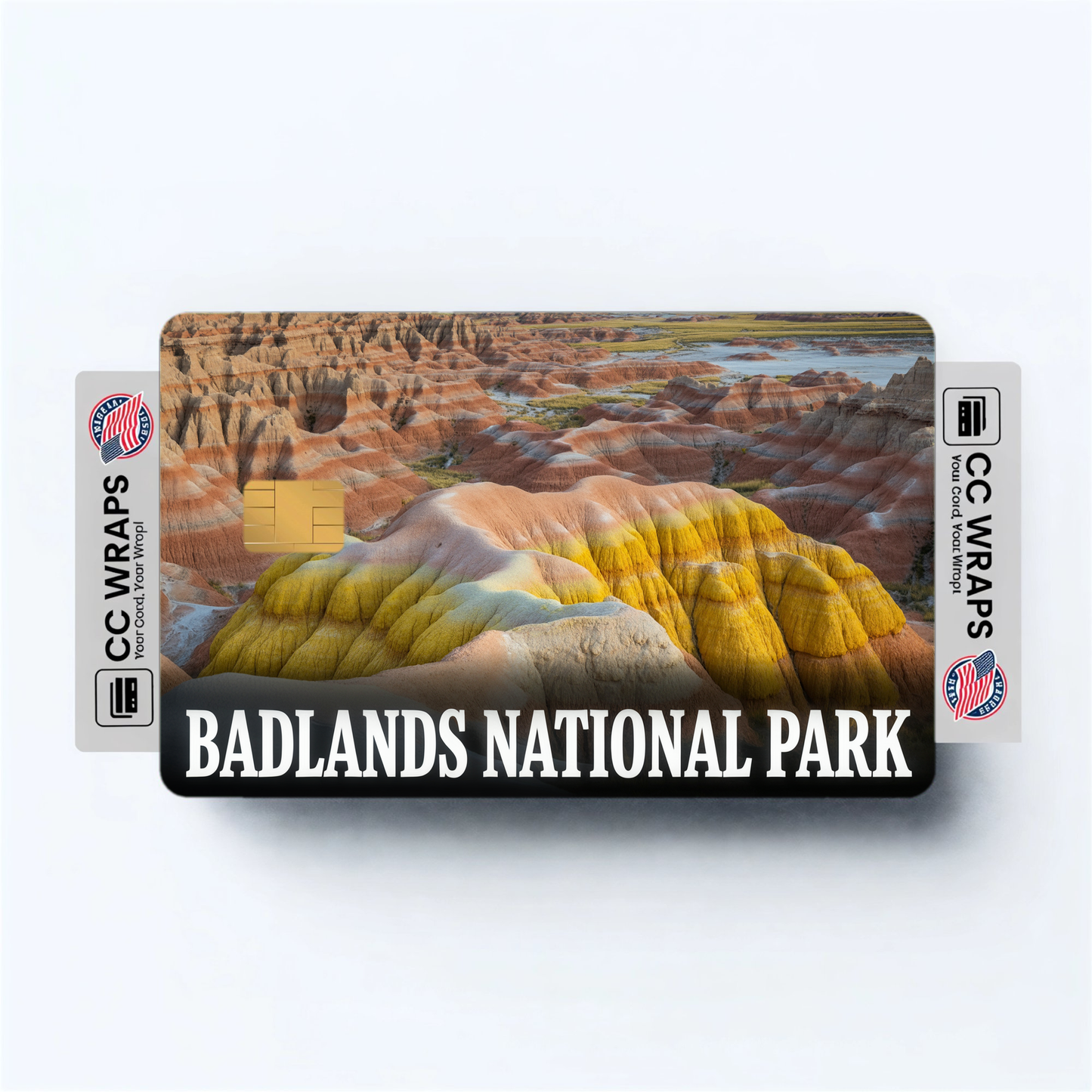 2PK Badlands National Park Credit Card Vinyl Skin Decal