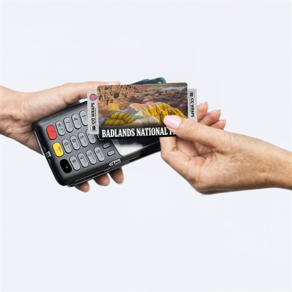 2PK Badlands National Park Credit Card Vinyl Skin Decal