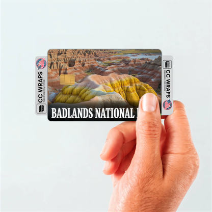 2PK Badlands National Park Credit Card Vinyl Skin Decal