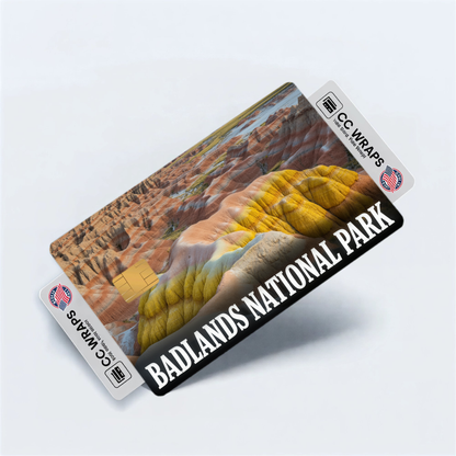 2PK Badlands National Park Credit Card Vinyl Skin Decal