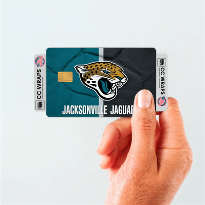 Jacksonville Jaguars Credit Card Skin Sticker | NFL Debit Card Cover