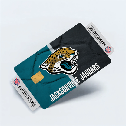 Jacksonville Jaguars Credit Card Skin Sticker | NFL Debit Card Cover