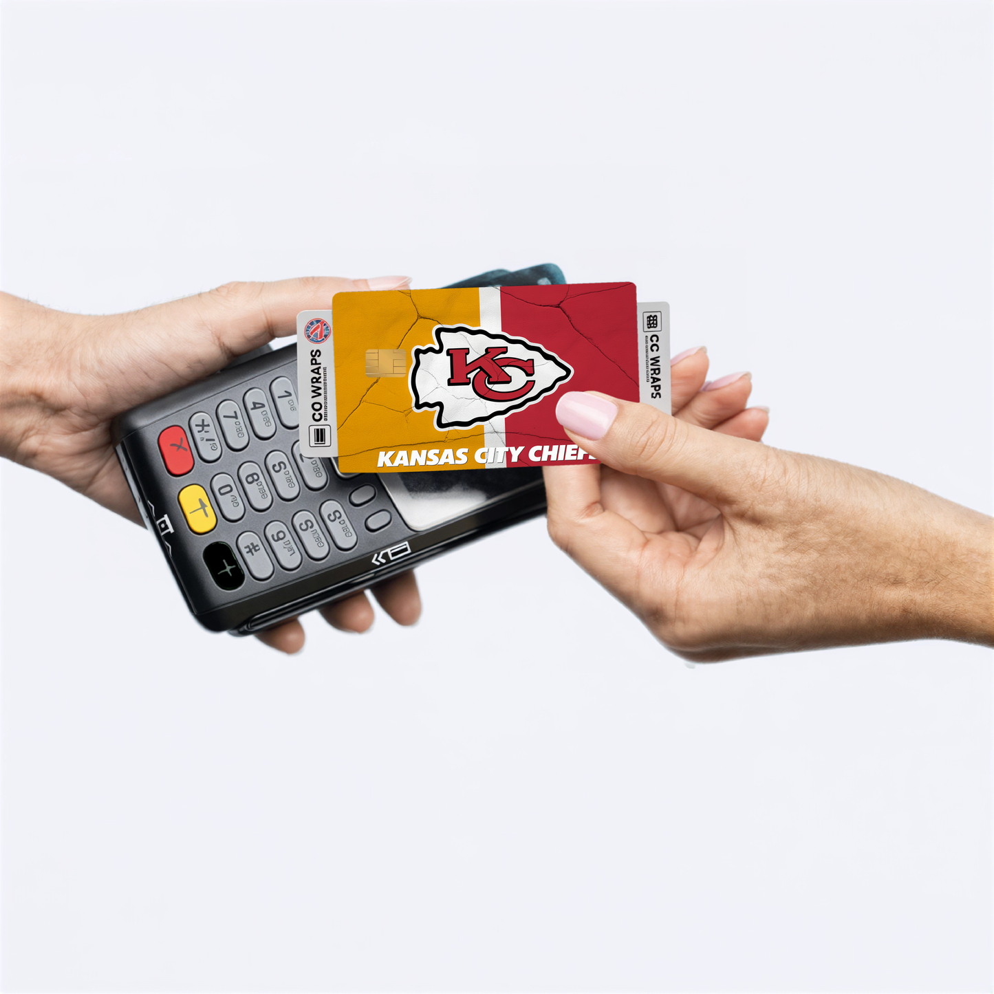Kansas City Chiefs Credit Card Skin Sticker | NFL Debit Card Cover
