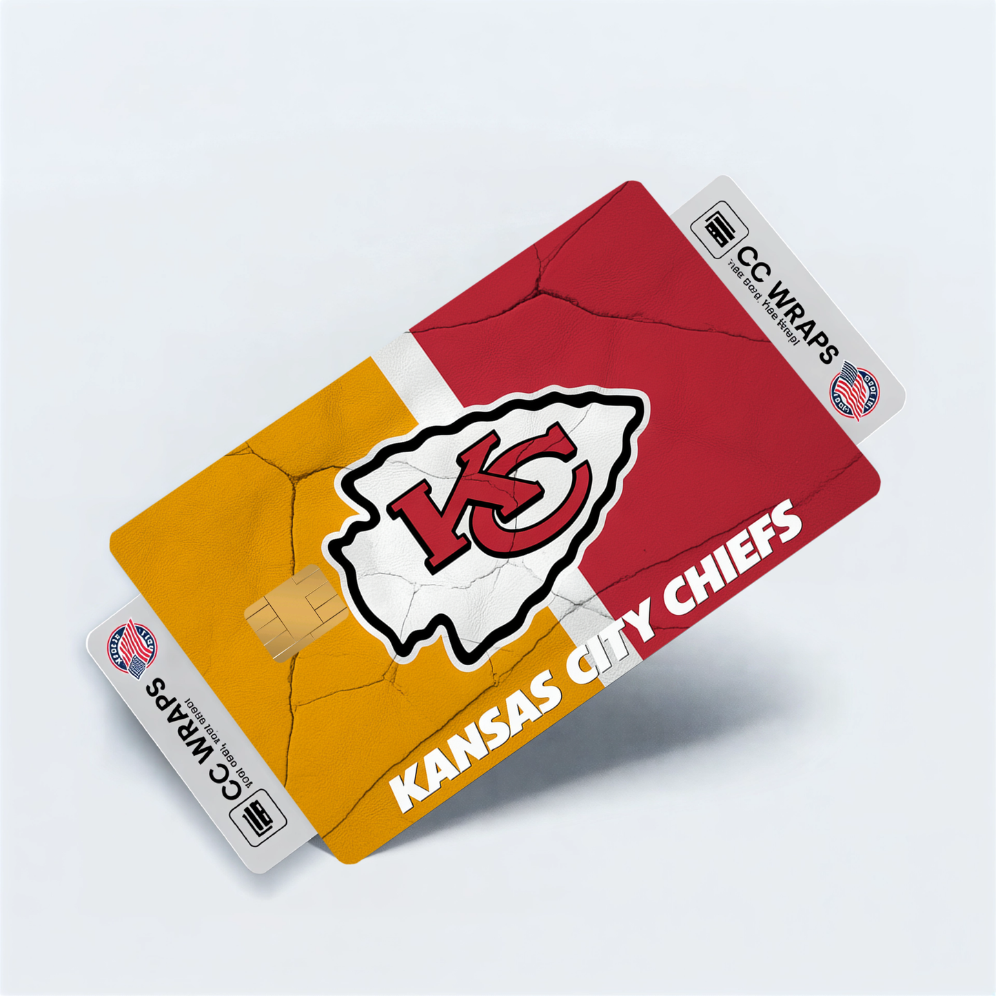 Kansas City Chiefs Credit Card Skin Sticker | NFL Debit Card Cover
