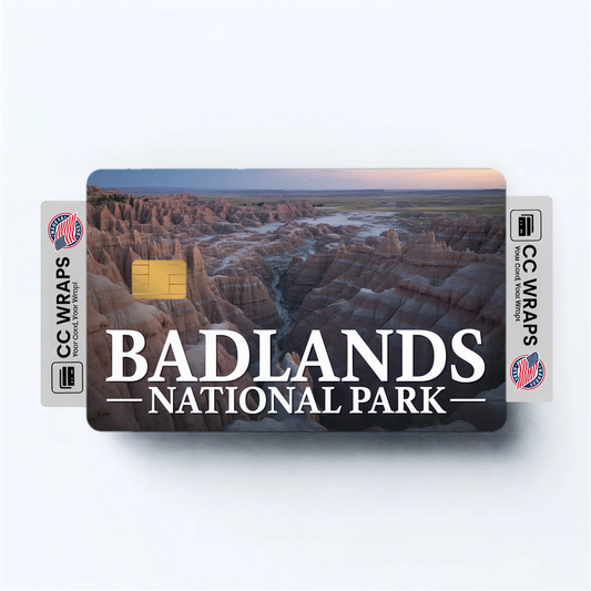 2PK Badlands National Park Credit Card Vinyl Skin Decal