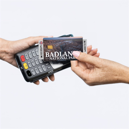 2PK Badlands National Park Credit Card Vinyl Skin Decal