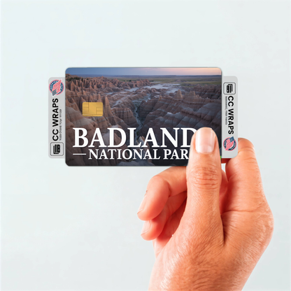 2PK Badlands National Park Credit Card Vinyl Skin Decal