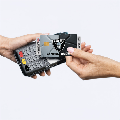 Las Vegas Raiders Credit Card Skin Sticker | NFL Debit Card Cover