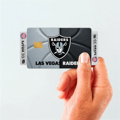 Las Vegas Raiders Credit Card Skin Sticker | NFL Debit Card Cover