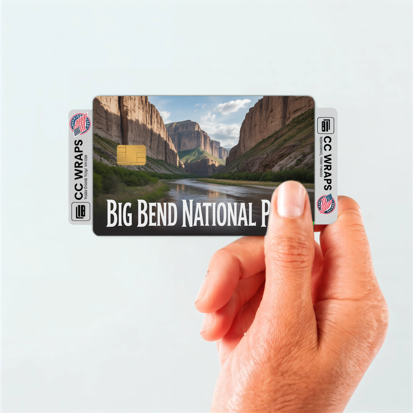 2PK Big Bend National Park Credit Card Vinyl Skin Decal