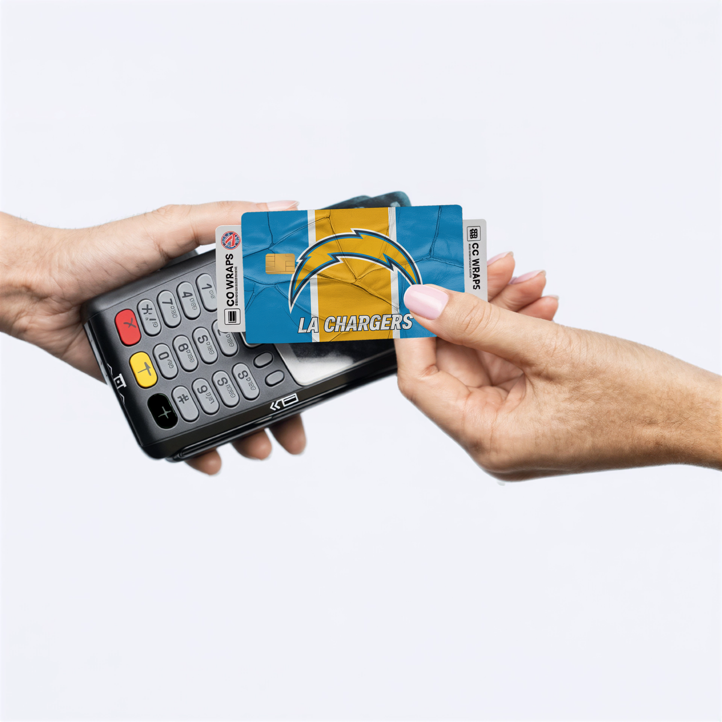 La Chargers Credit Card Skin Sticker | NFL Debit Card Cover