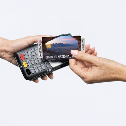 2PK Big Bend National Park Credit Card Vinyl Skin Decal